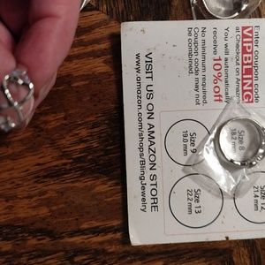 Sterling Silver 925 Infinity Rings